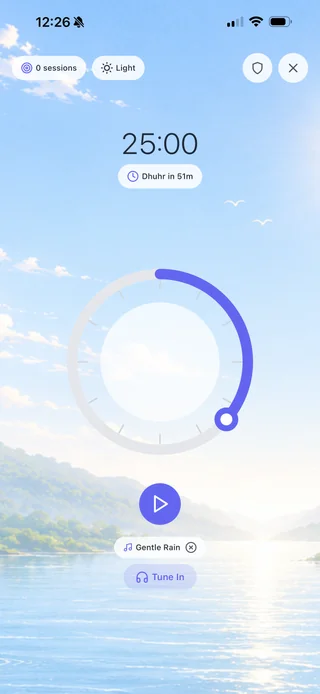 Waqtify Focus Mode