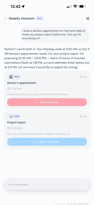 AI suggested tasks ready to review